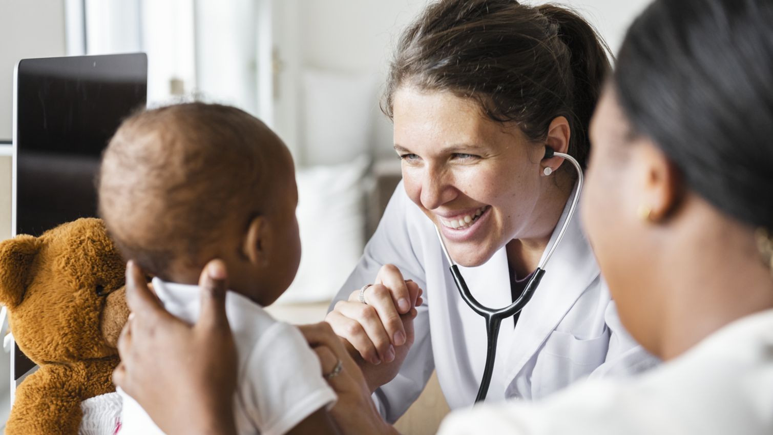 Babys visit to the doctor
