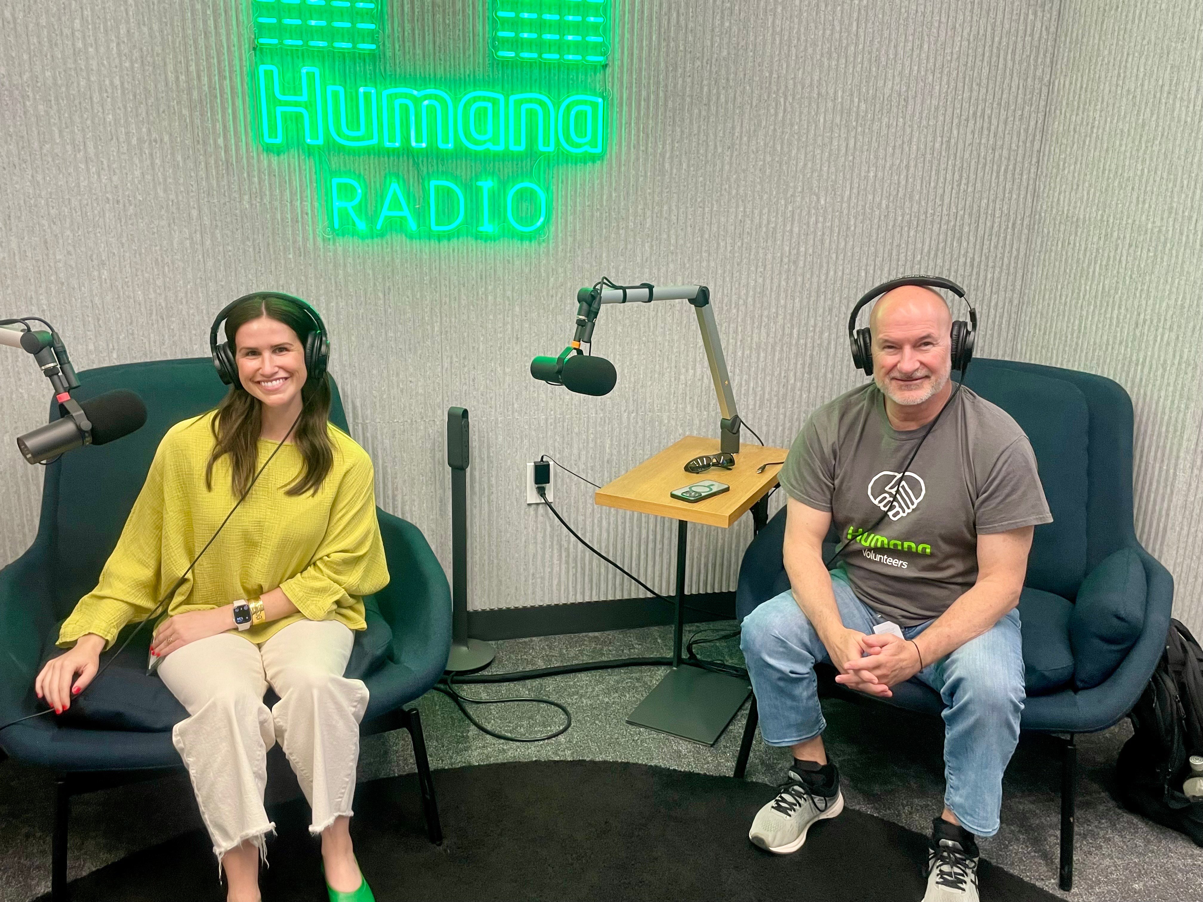 Ali and David from the Humana Foundation team