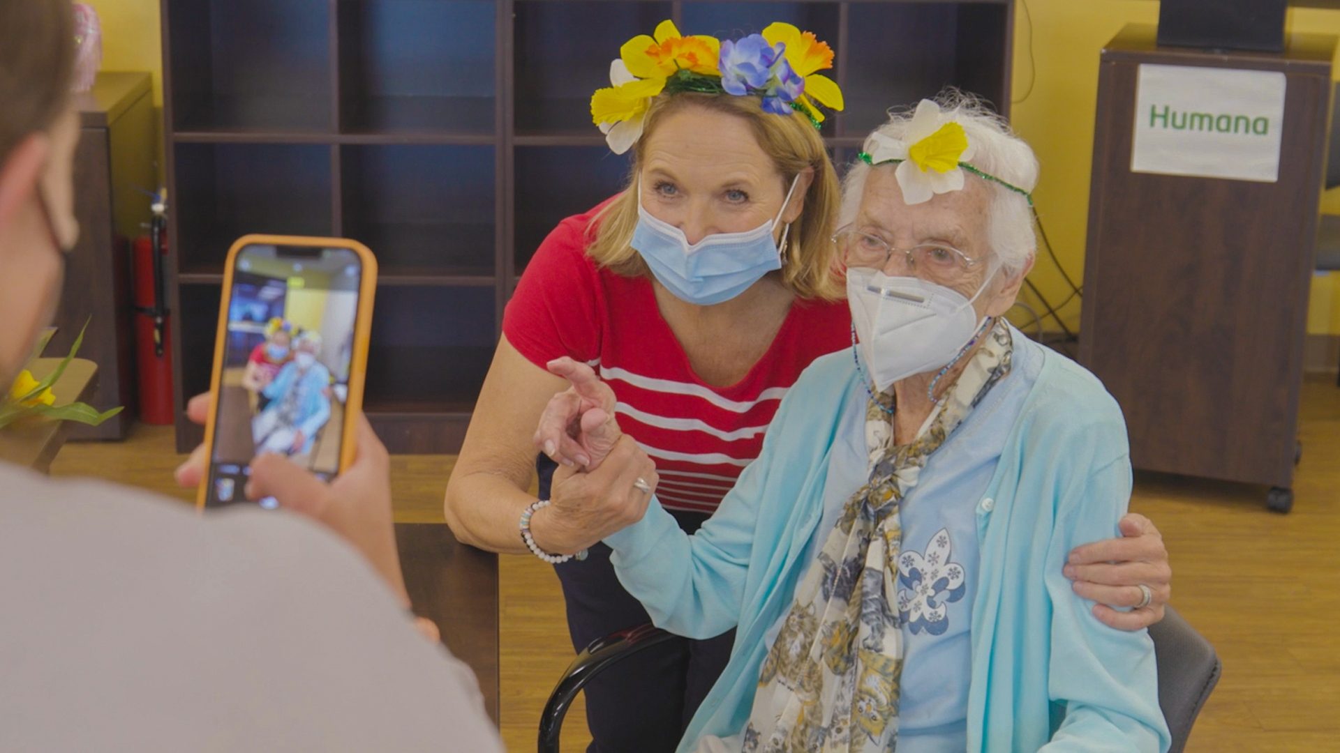 Technology connects seniors with family
