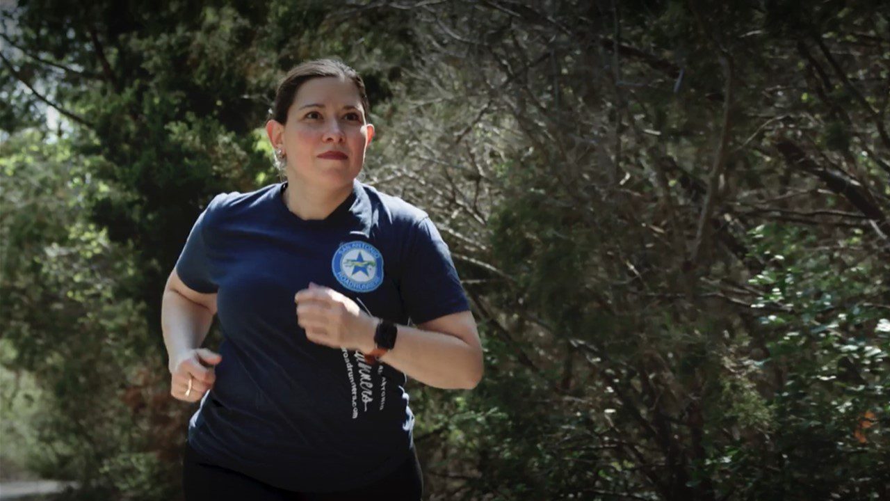Woman running
