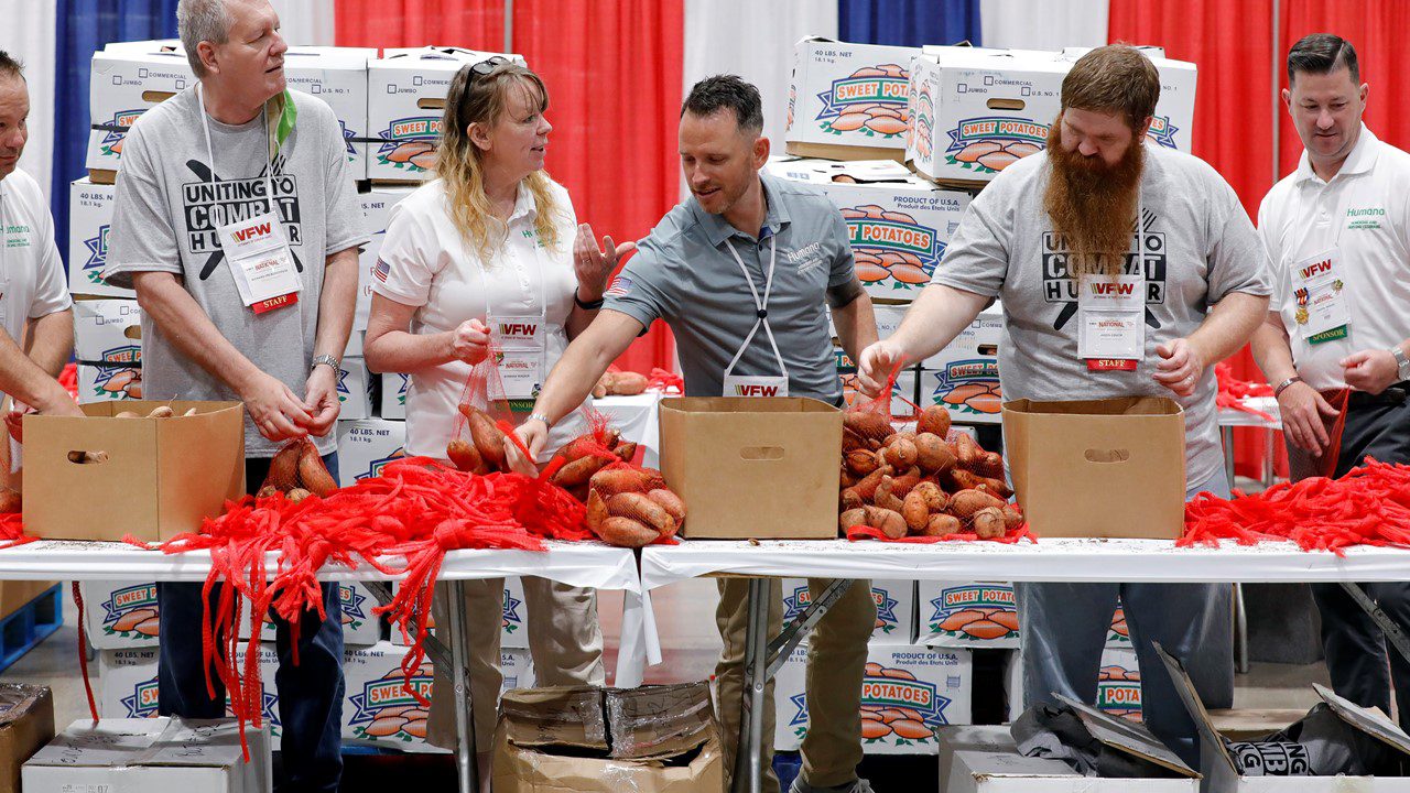 Veterans Team Makes Strides Addressing Hunger