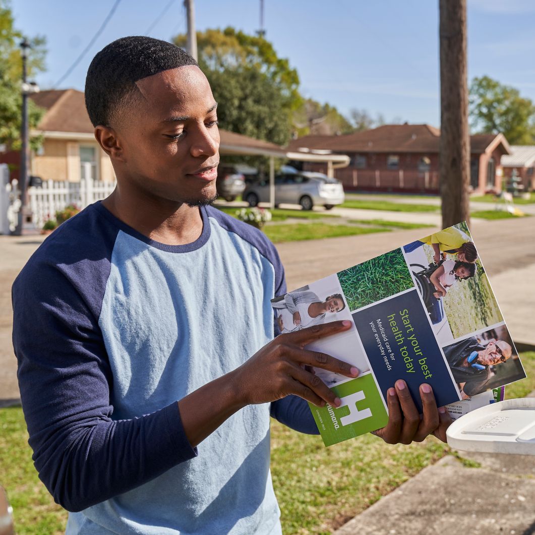 Medicaid member receives Humana welcome kit by mail