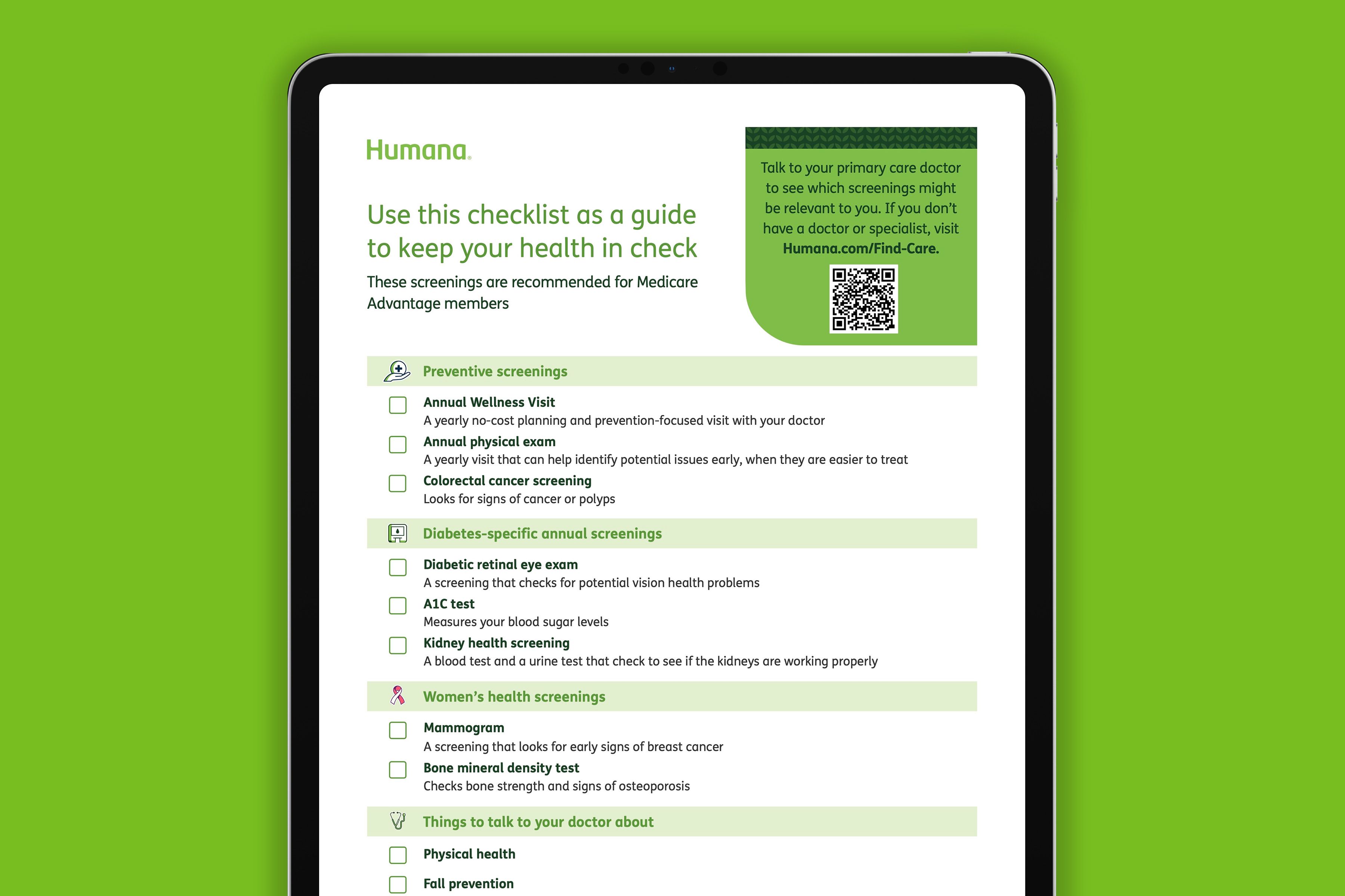 Stars ACU List Tablet Mockup - Landing Page