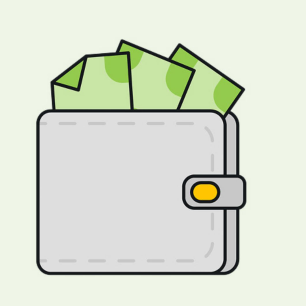wallet illustration