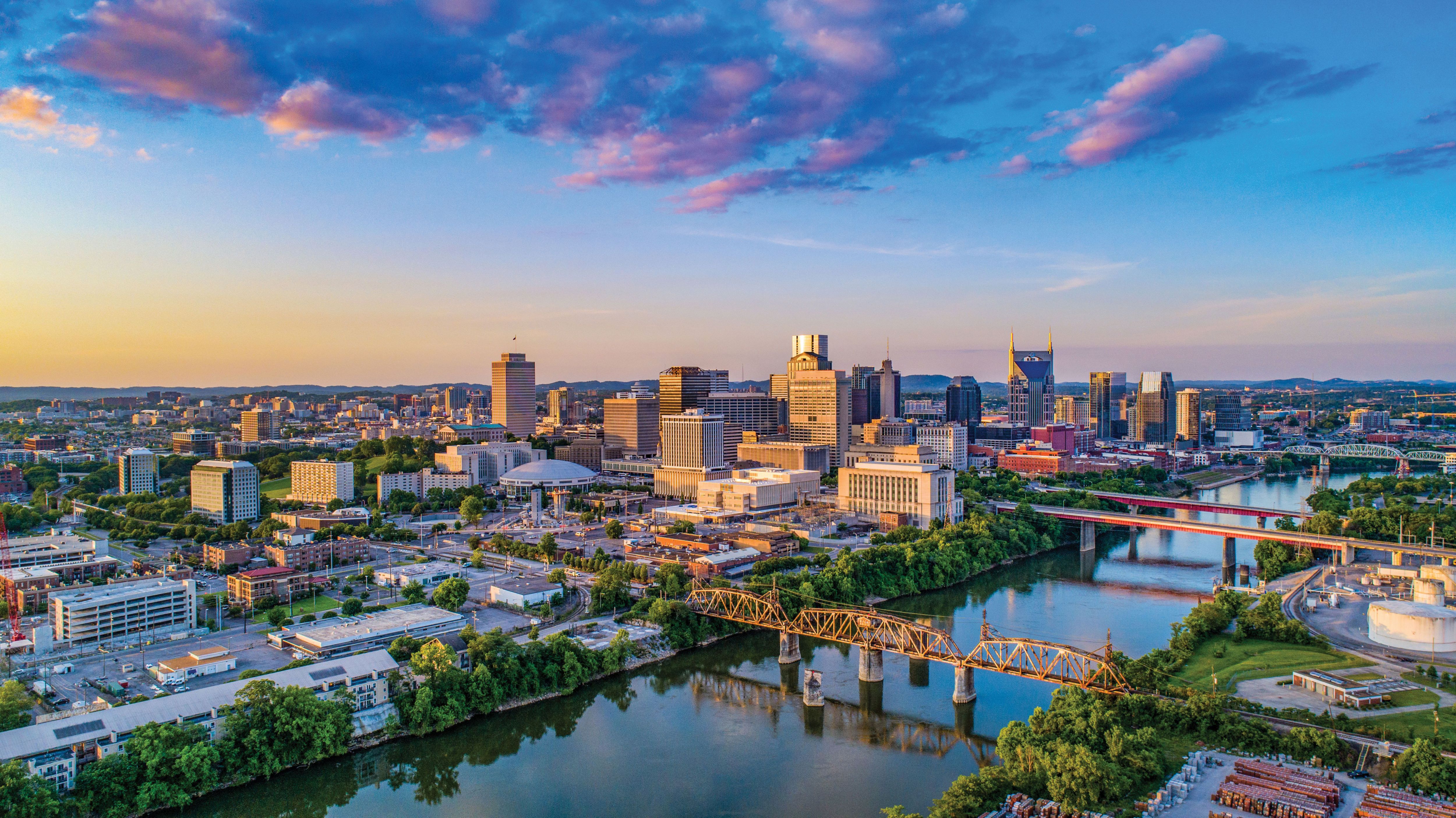 Nashville Tennessee TN Skyline